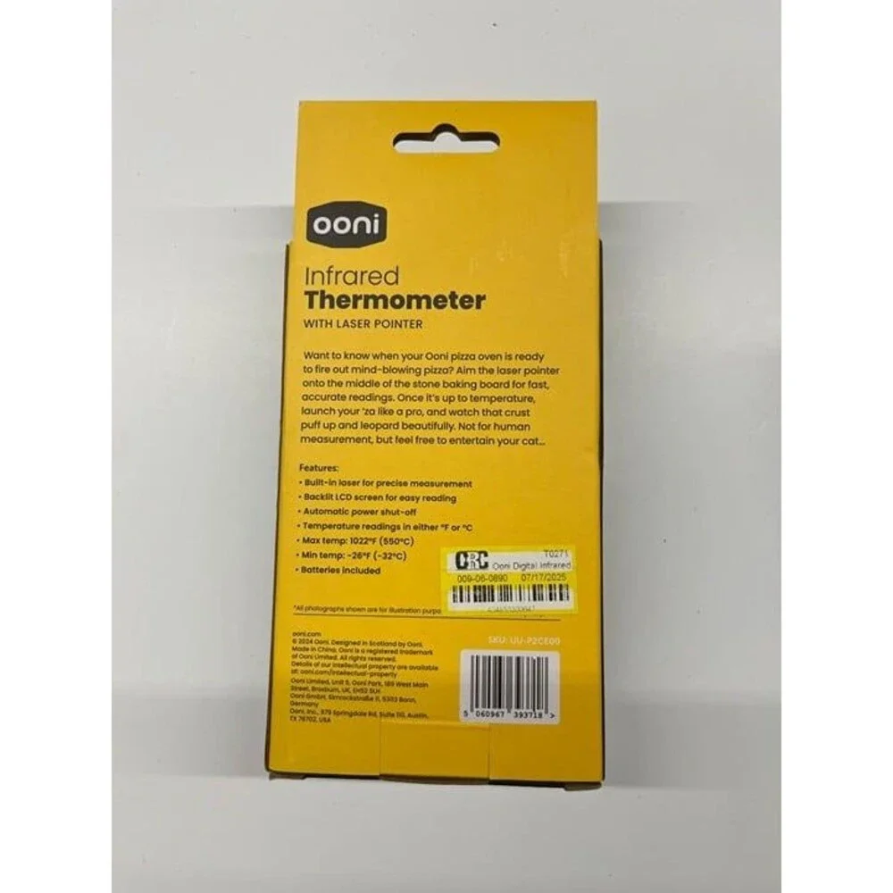 Ooni Infared thermometer with Laser Pointer